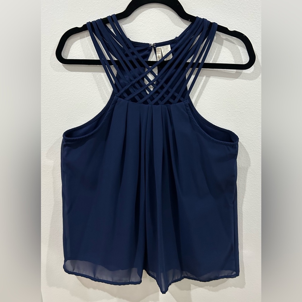 Japna Strappy Navy Top